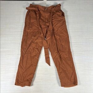American Eagle Women’s Medium Brown Casual Pants Linen‎ Blend